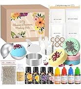 JUYRLE Bath Bomb Making Kit- 49Pcs DIY Bath Bomb Kit for Aldult, Make Your Own Shower Bombs, Spa ...