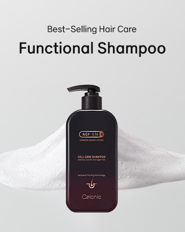 Best-selling functional shampoo with foamy texture for scalp and hair care