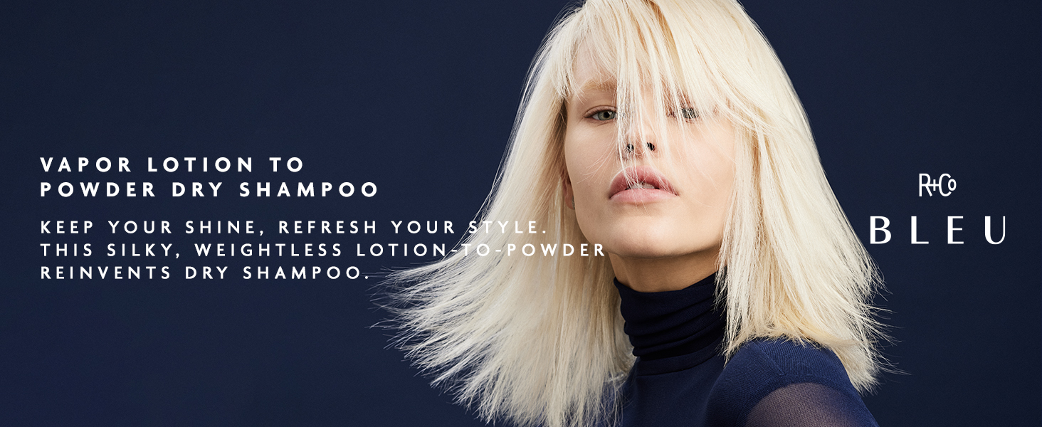 vapor lotion to powder dry shampoo