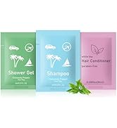Body Wash Shampoo Conditioner Set Travel 0.28fl Oz,Travel Size Shower Gel Set,Shampoo and Conditi...