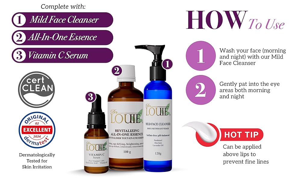 Dr Louie Eye Cream Anti Aging Cleanical Wrinkles Puffiness Dark Circles