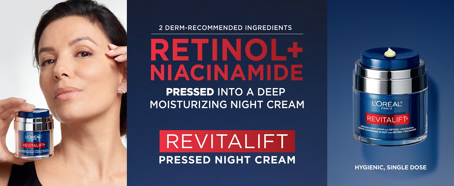 retinol + niacinamide pressed night cream