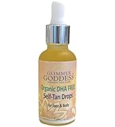 Glimmer Goddess Organic DHA FREE Tanning Drops for Face & Body 1 oz.