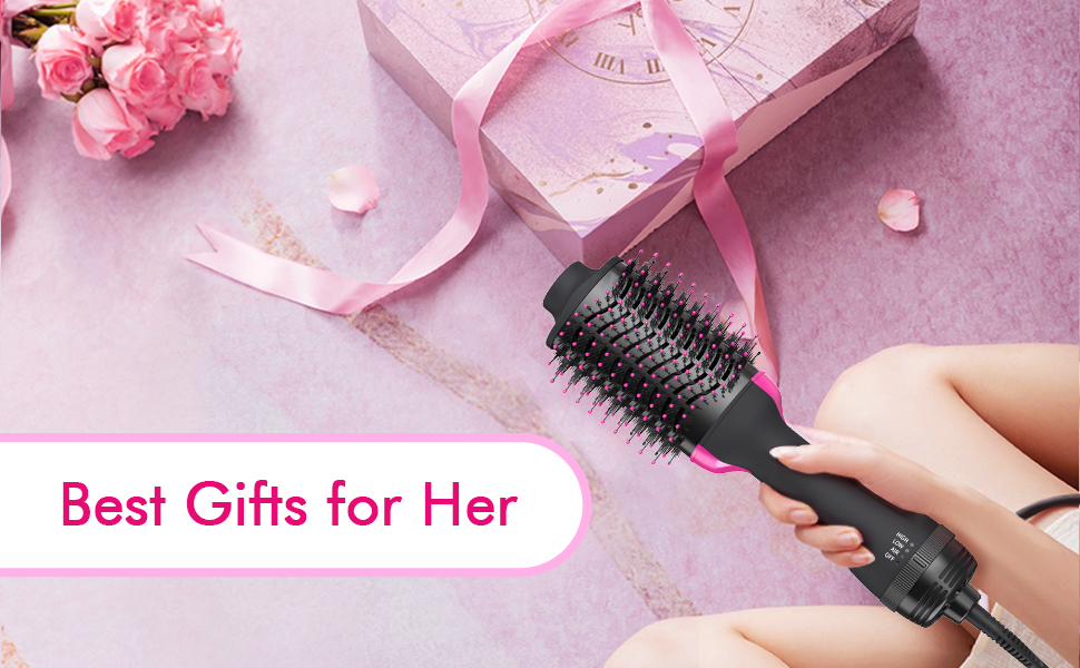 Hair Dryer Brush Blow Dryer Brush Hot Air Brush One Step Hair Dryer and Styler Volumizer