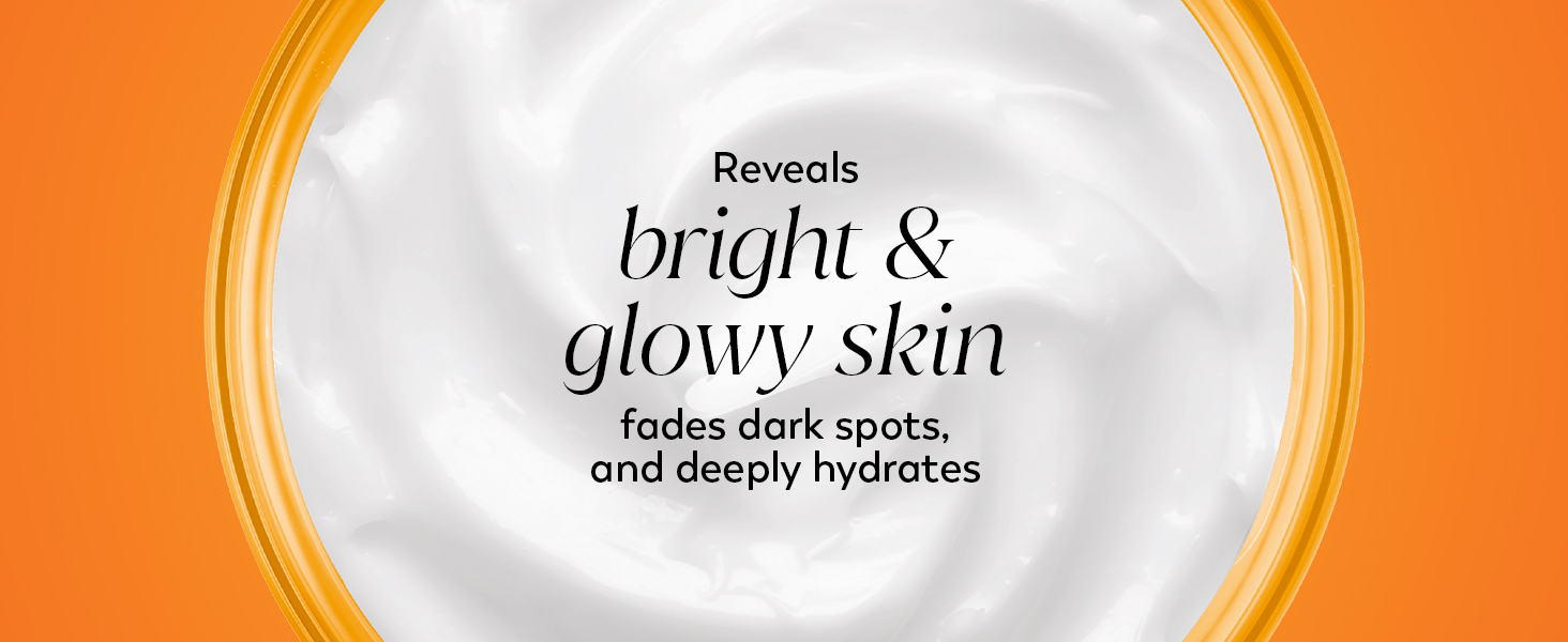 Reveals bright and glowy skin