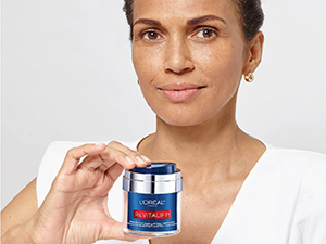 image of model using cream