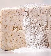 MARLOWE. No. 102 Men's Body Scrub Soap 7 oz (3 Bars) Fresh Original Woodsy Scent, Best Exfoliatin...