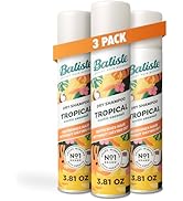 Batiste Tropical Dry Shampoo, Waterless Shampoo, 3.81oz 3 pack