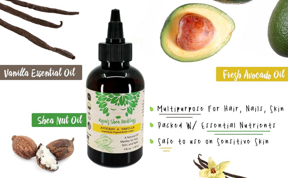 Avocado and Vanilla Oil benefits