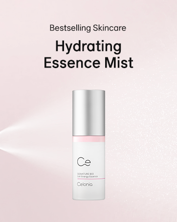 Celonia Hydrating Essence Mist for instant refresh and deep hydration.