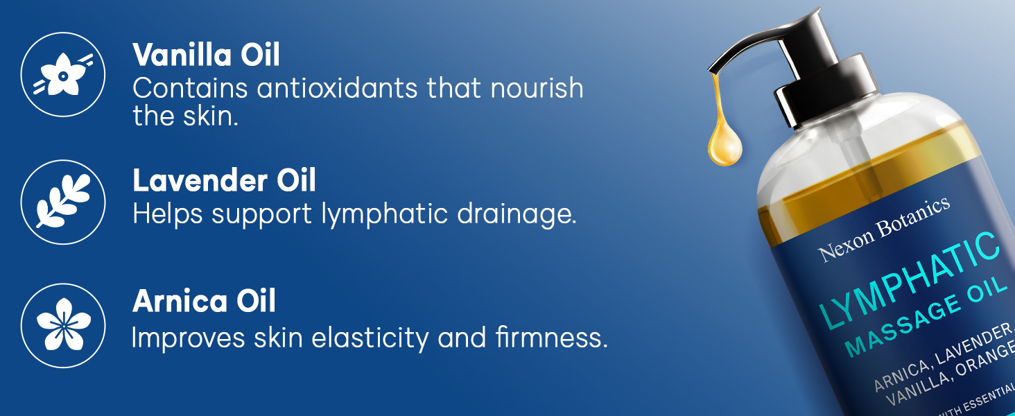 lymphatic massage oil