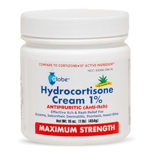Globe Hydrocortisone Cream 16 oz Jar 
