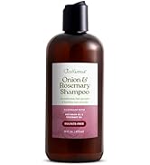 Just Nutritive Onion & Rosemary Shampoo for Hair Growth, Hair Loss, Oil Control, Thickening and S...