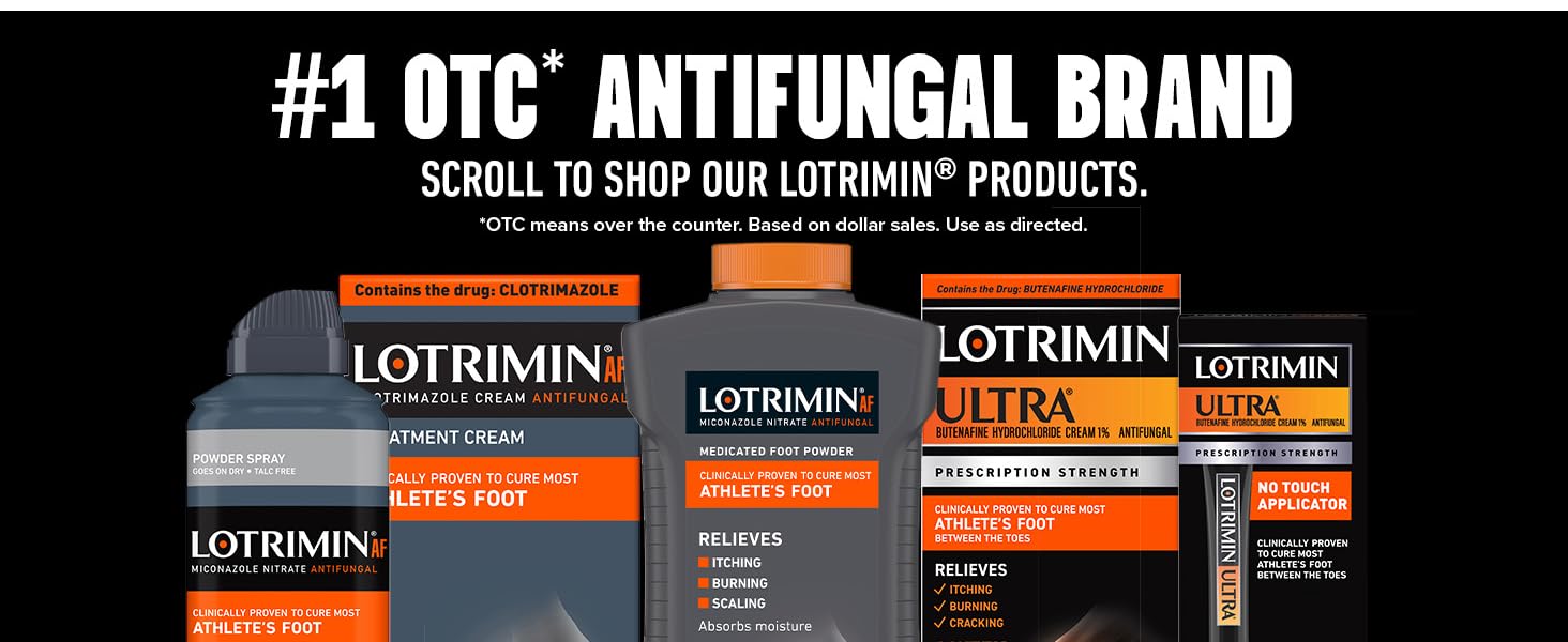 #1 OTC antifungal brand