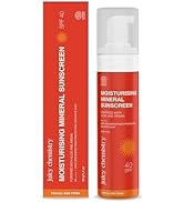 Juicy Chemistry Moisturising Mineral Sunscreen SPF 40, 40 g | Safe Broad Spectrum UVA/UVB Protect...