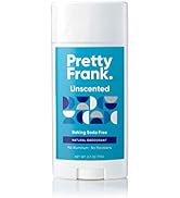 Pretty Frank Natural Deodorant Stick – Baking Soda-Free, Natural Deodorant for Women, Men & Teens...