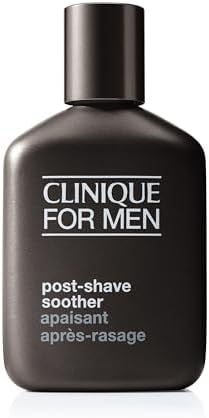 Clinique For Men Post-Shave Soother Face Lotion With Aloe Vera | Hydrating + Soothes Razor Burn | Aftershave For Men, 2.5 Fl Oz