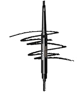 Gentlehomme Mens Eyebrow Pencil Black, Easily Shape Define Fill Eyebrows and Beard, 2 in 1 brush ...