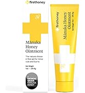 First Honey Wound Healing Ointment [ 1oz - 28.4g ] | 100% Active Leptospermum | Fast Relief & Ski...