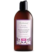 Just Nutritive Purple Toning Shampoo for Blonde, Gray, White, Silver, and Bleached Hair - Elimina...