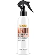 PURE NATURE LUX SPA Moroccan Argan Oil Heat Protectant Spray for Hair with Keratin - Leave in Dee...
