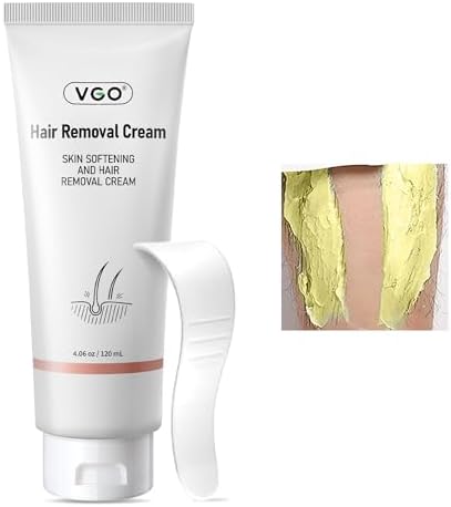 VGO Painless Bikini Gel for Women & Men, Unwanted Hair Removal for All Skin Types, 120ml / 4.06oz