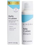 Kindra Daily V Moisturizer Lotion - FSA HSA Eligible Vaginal Cream For Vaginal Dryness And Discom...