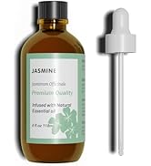 Benatu Jasmine Essential Oil for Diffuser, Natural Aromatherapy Oil for Hair & Skin Care, Body Ma...