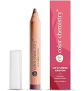 Color Chemistry Lip and Cheek Crayon, 2.49 g | Vegan, Ultra-matte, Pigmented, Non-drying & Long-s...