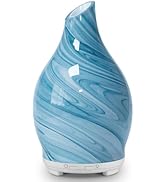 Essential Oil Diffuser Aromatherapy Diffuser- 120ml Art Glass Ultrasonic Cool Mist Scent Aroma Oi...
