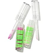 YAWN Lip Gloss Duo: Crystal Ball + Purple Gem | 2 Kids' Glosses with Sunflower Seed Oil | Soothin...