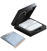 WishLotus 200Pc Oil Blotting Sheets for Face, Linen Oil Blotting Paper with Mirror Case and Powde...