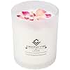 Crystal Vibe Rose Scented Candle for Love Romance Attraction - Love Candle with Rose Quartz Crystals - Aromatherapy Candles