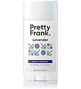 Pretty Frank Natural Deodorant Stick – Natural Deodorant for Women, Men & Teens, Aluminum-Free, M...