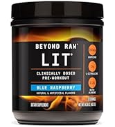 Beyond Raw LIT PreWorkout Powder Supplement for Men and Women, Energy, Focus, Endurance, Pumps, N...
