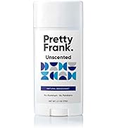 Pretty Frank Natural Deodorant Stick – Natural Deodorant for Women, Men & Teens, Aluminum-Free, M...