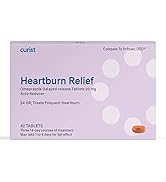 Curist Omeprazole 20mg Tablets - 42 Count Delayed-Release Tablets - Acid Reflux Medicine for Hear...