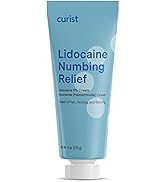 Curist 5% Lidocaine Cream Maximum Strength Topical Pain Relief - 6 oz (170 g) XL Tube - Numb Skin...