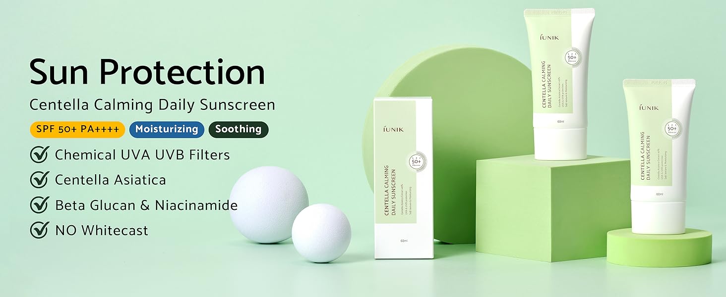 Centella Tea Tree Beta Glucan Beta-glucan Korean SPF 50+ PA++++ Sunscreen Matte Hydrating