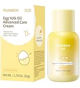 RUNBEN Baby Moisturizing Cream with Egg Yolk Oil, Gentle Non-Greasy Kids Face & Body Moisturizer,...