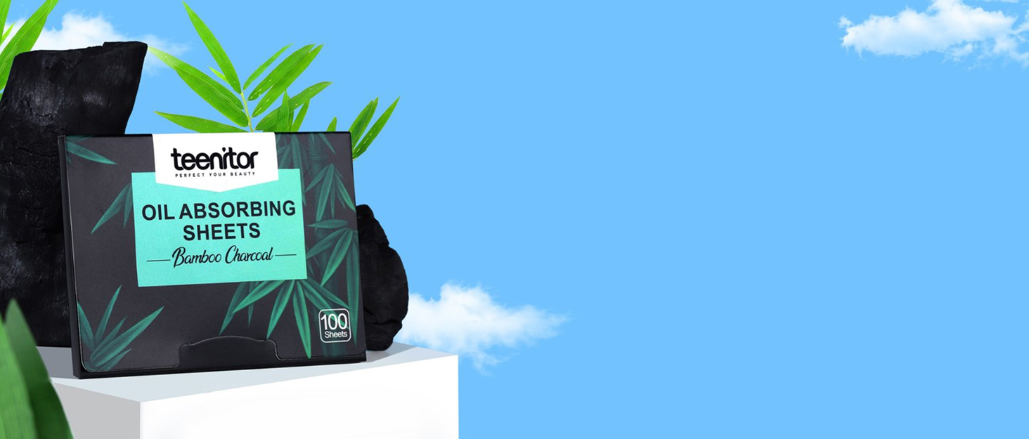 Bamboo Charcoal Natural Blotting Paper