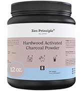 Zen Principle Activated Charcoal Powder only from USA Hardwood Trees. All Natural. Whitens Teeth,...