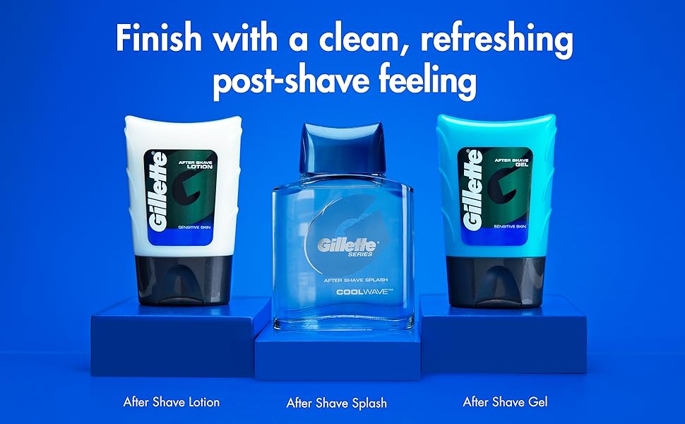 Finish with a clean, refreshing post-shave feeling