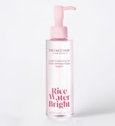 The Face Shop Rice Water Bright Light Facial Cleansing Oil, Daily Makeup Remover, Oil Cleanser, V...