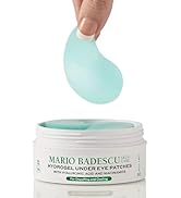 Mario Badescu Hydrogel Under Eye Patches (30 Pairs) – Hydrating Eye Masks for Puffy Eyes, Dark Ci...