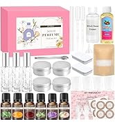 JUYRLE Perfume Making Kit- DIY Solid Perfume Making Kits for Women, Portable Pocket Solid Balm wi...