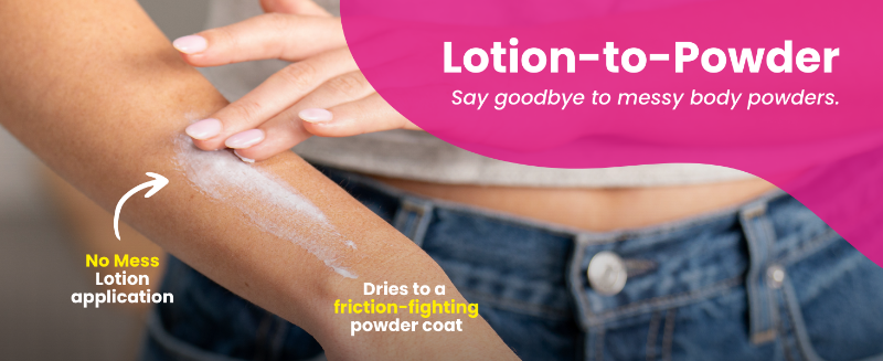 Lady Powder Pink Lotion to Powder