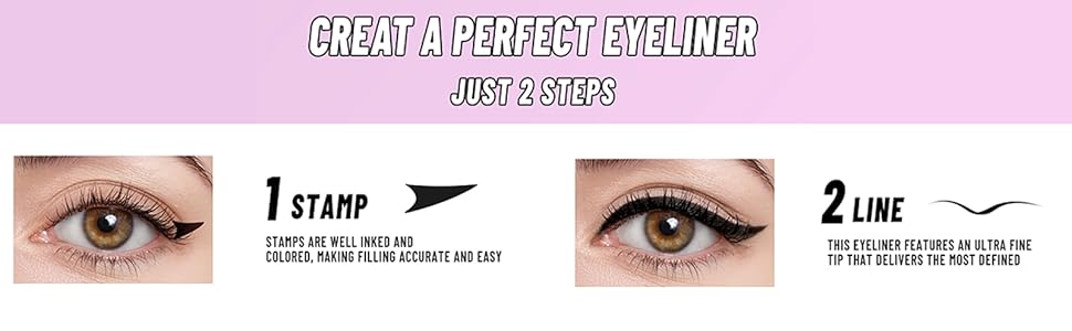 Winged Eyeliner Stamp