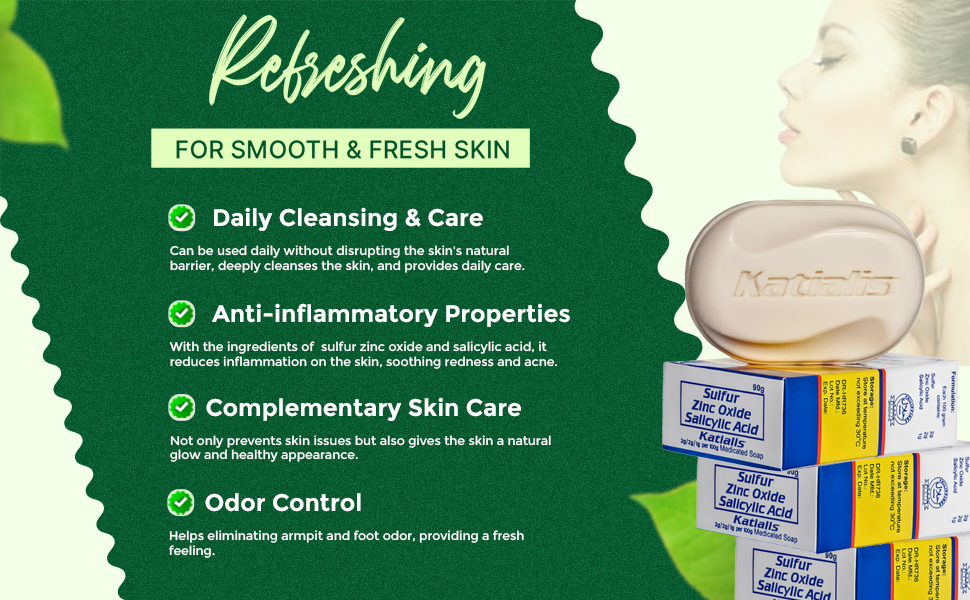 Itching, irritation, eczama, dandruff, odor, athlete foot, antibacterial, antifungal