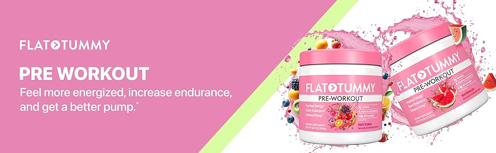 Flat Tummy Pre Workout A+ Content 1